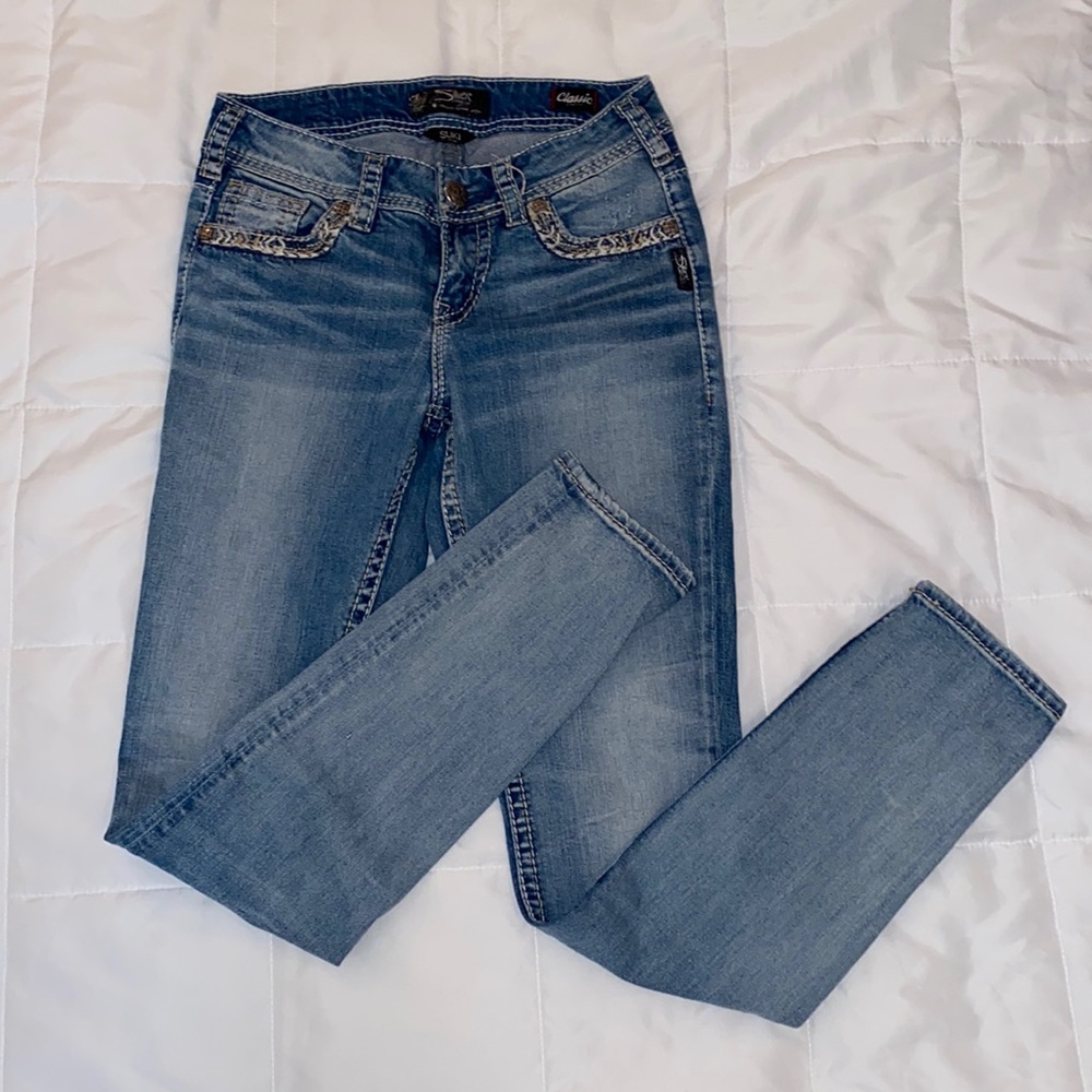 Silver jeans suki mid rise skinny W26/L31 - Picture 1 of 5